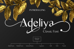 Adeliya Font: Elevate Your Designs with Elegant Serif Sophistication