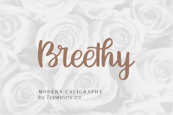 Breethy: The Modern Calligraphy Font That Transforms Handmade Projects