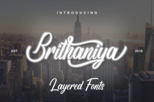 Brithaniya: A Modern Handwritten Font
