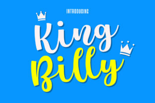 King Billy Font: Where Playful Handwriting Meets Royal Charm