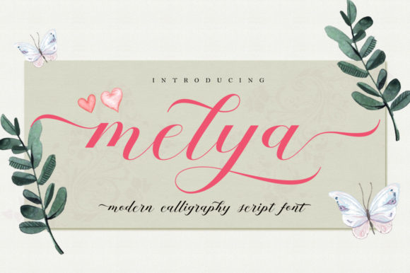 Melya Script: Where Handwritten Warmth Meets Design Precision