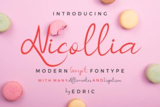 Nicollia: A Handwritten Font That Brings Personality and Clarity to Everyday Design