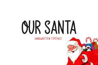 Our Santa: A Cheerful Christmas Font